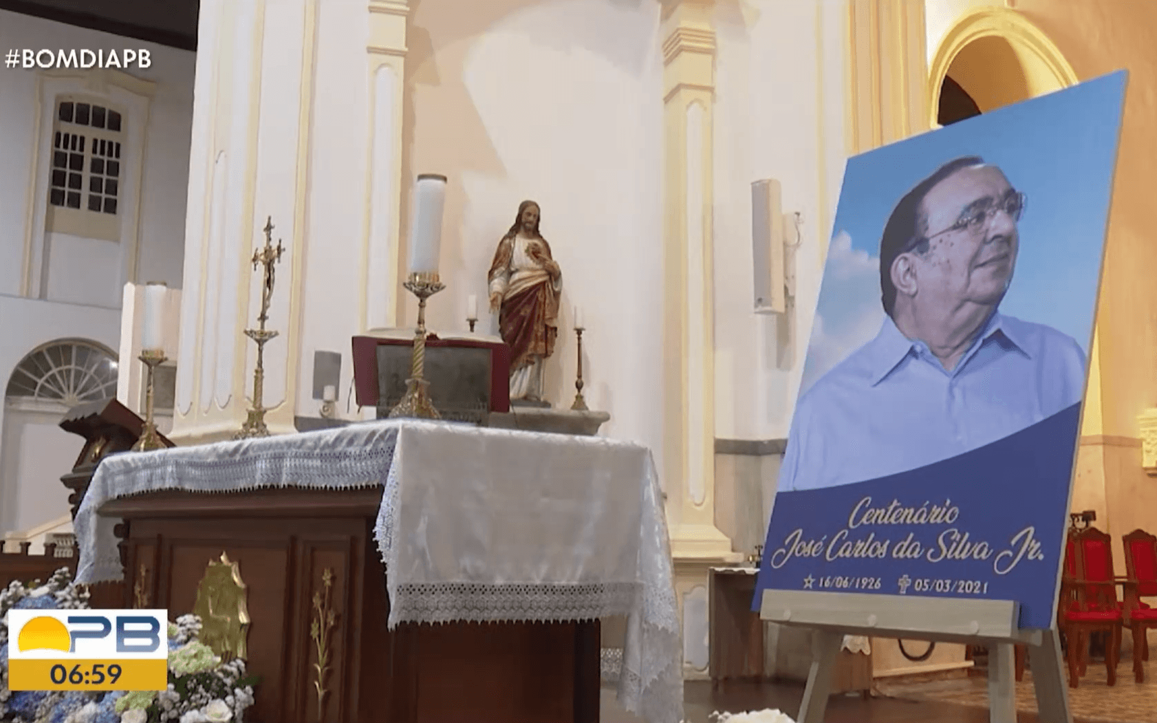 Missa homenageia centenário de José Carlos da Silva Jr.