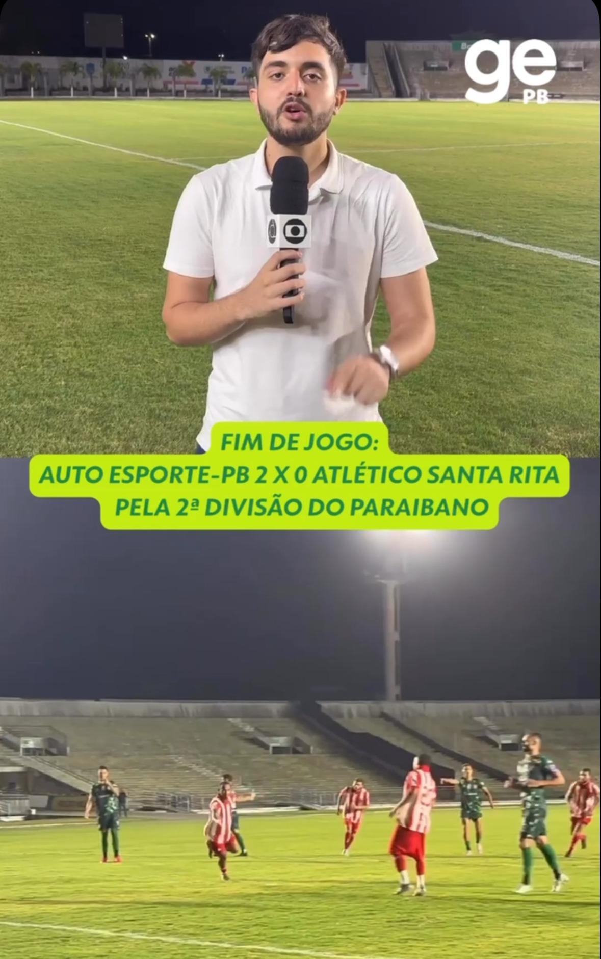 Auto Esporte-PB vence Atlético Santa Rita e lidera a 2ª divisão do Paraibano