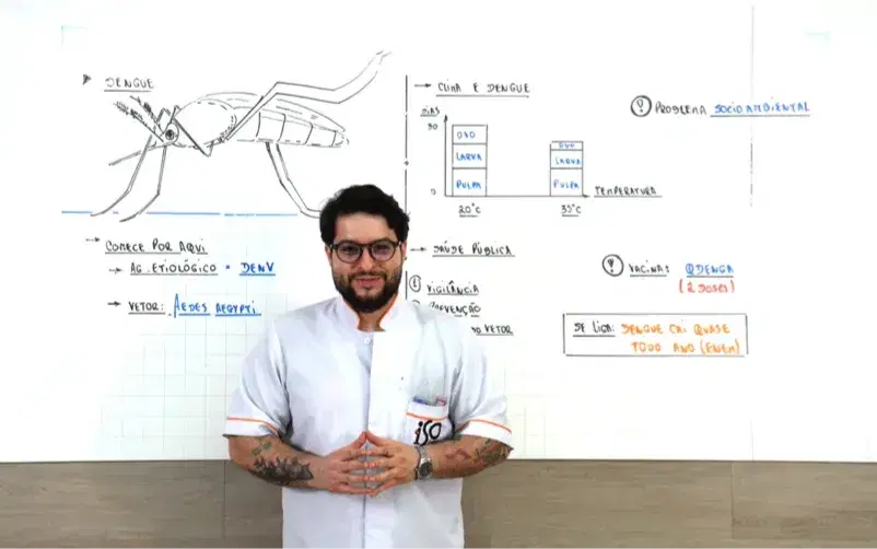 Lá Vem o Enem: videoaula explica como dengue, clima e saúde pública podem ser cobrados no exame
